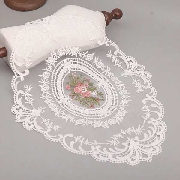 1PC Dinning Table Cover Embroidered - Image 2