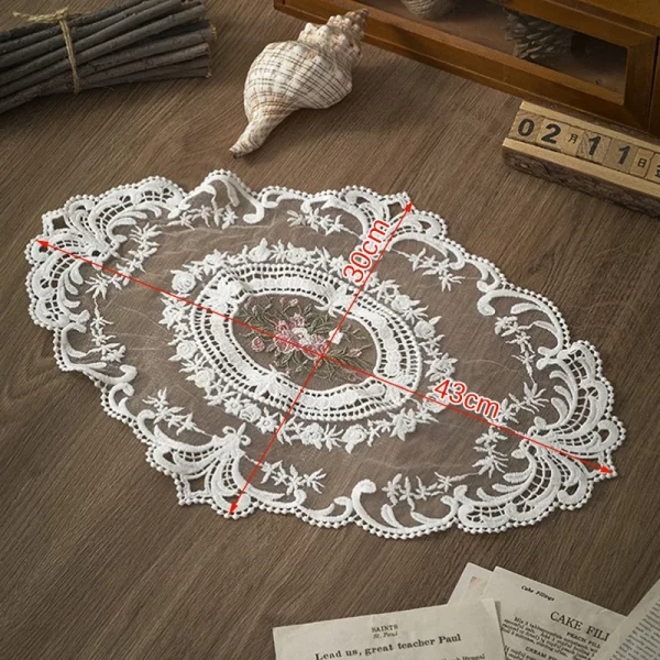 1PC Dinning Table Cover Embroidered - Image 6