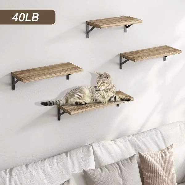 2 Pcs Set Solid Wooden Shelf - Image 2