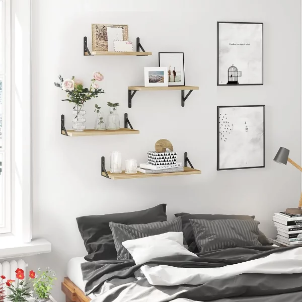 2 Pcs Set Solid Wooden Shelf - Image 3