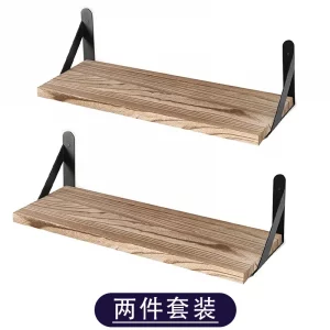2 Pcs Set Solid Wooden Shelf
