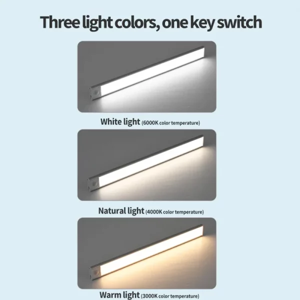 20/30/40/60cm LED Ultra Thin Lights Motion Sensor - Image 3