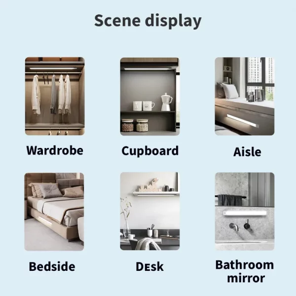 20/30/40/60cm LED Ultra Thin Lights Motion Sensor - Image 4