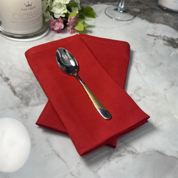 4PCS Set Linen Wedding Dinner Cloth Napkins - Image 3