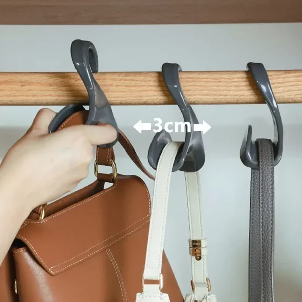 4Pcs New Durable PP Bag Rack Holder - Image 4