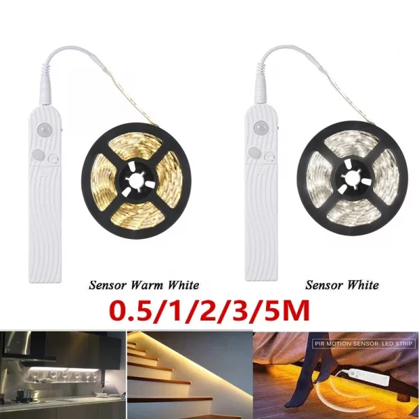 5M Battery Led Strip with PIR Motion Sensor - Image 3