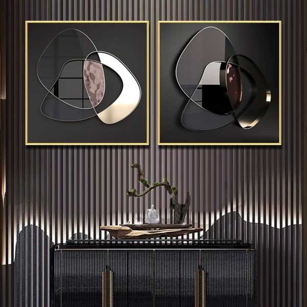 Abstract 3D Geometric Picture Wall Art