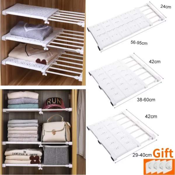 Adjustable Wardrobe Closet Organizer