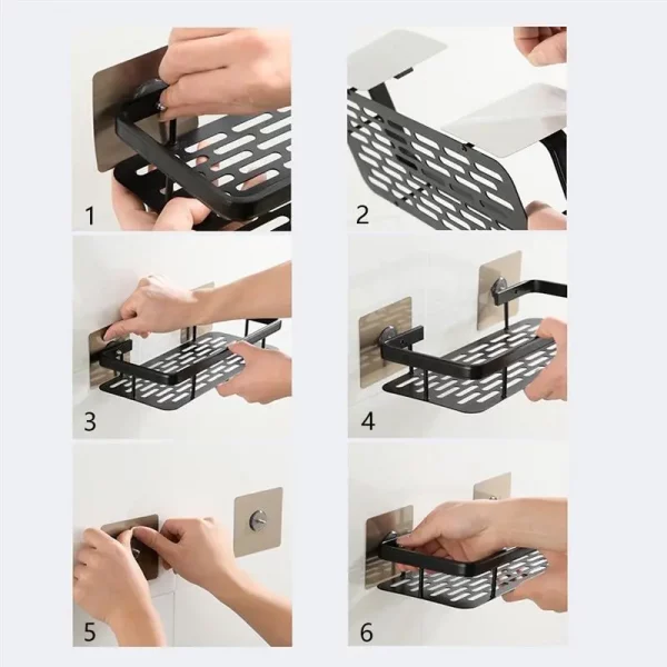 Bathroom Shelf No-drill - Image 6