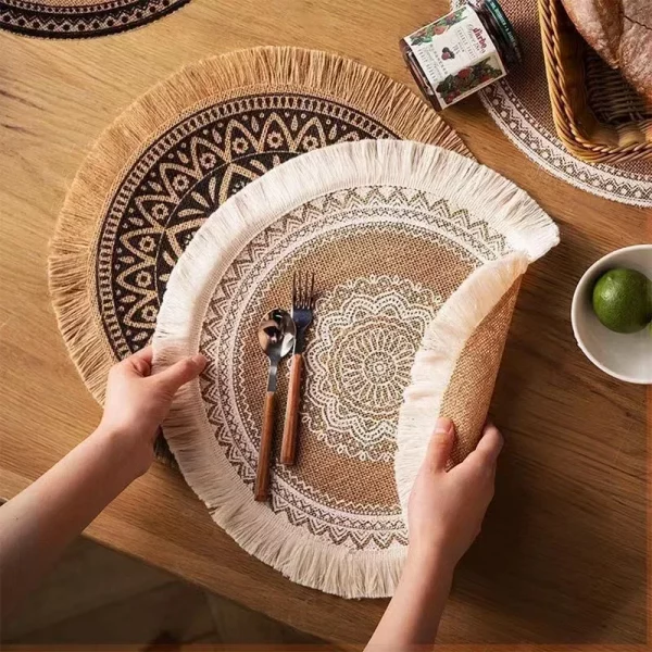Boho Round Placemat - Image 2