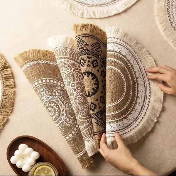 Boho Round Placemat - Image 4