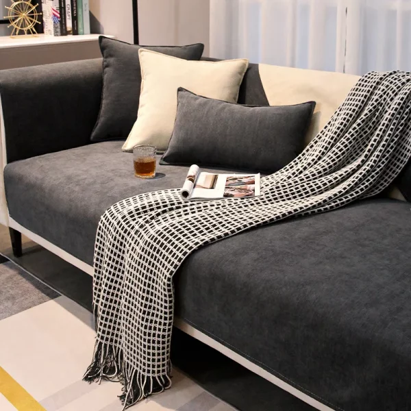 Chenille Sofa Cushion Four Seasons - Image 6