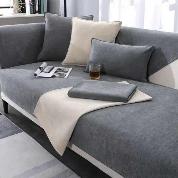 Chenille Sofa Cushion Four Seasons