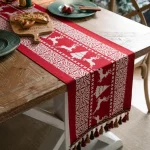 Christmas Trees Merry Xmas Table Runner
