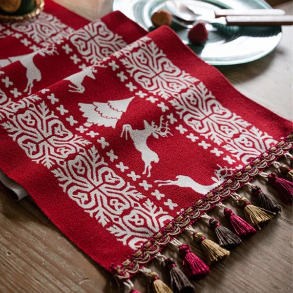 Christmas Trees Merry Xmas Table Runner - Image 4