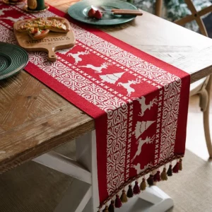 Christmas Trees Merry Xmas Table Runner