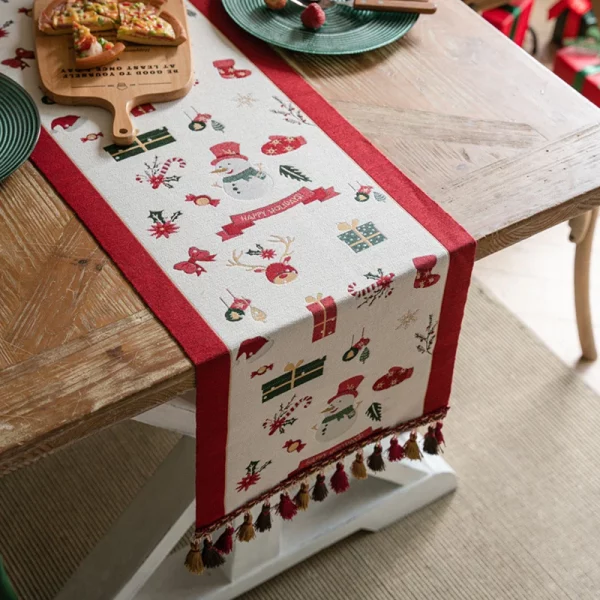 Christmas Trees Merry Xmas Table Runner - Image 5