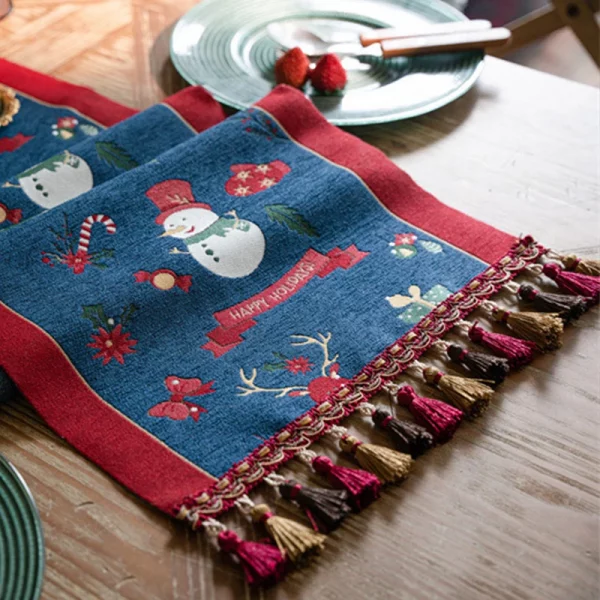 Christmas Trees Merry Xmas Table Runner - Image 6