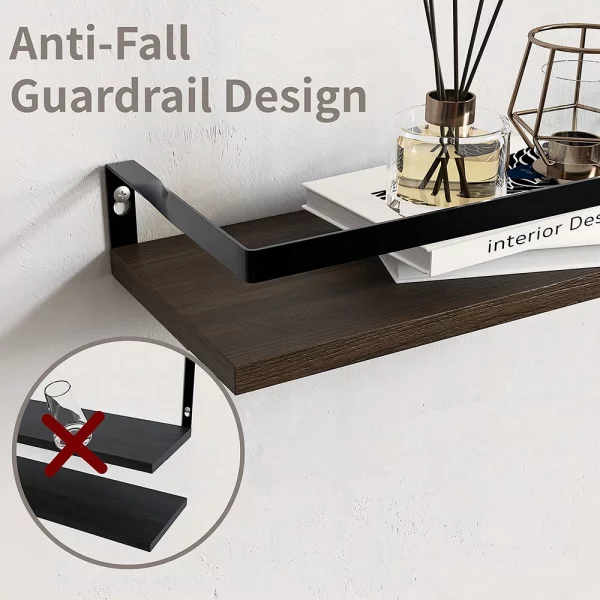 Floating Shelves Wooden Wall Mounted - Image 3
