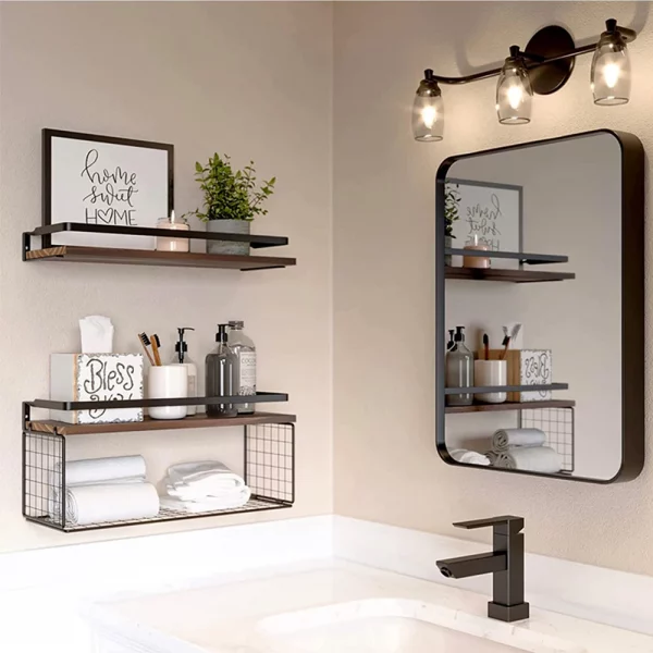 Floating Shelves Wooden Wall Mounted - Image 5