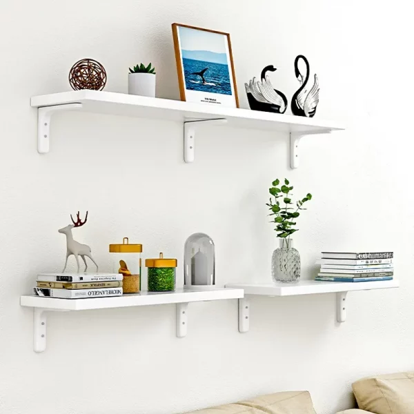 Wooden Wall Shelf Perforated Wall Display - Image 2