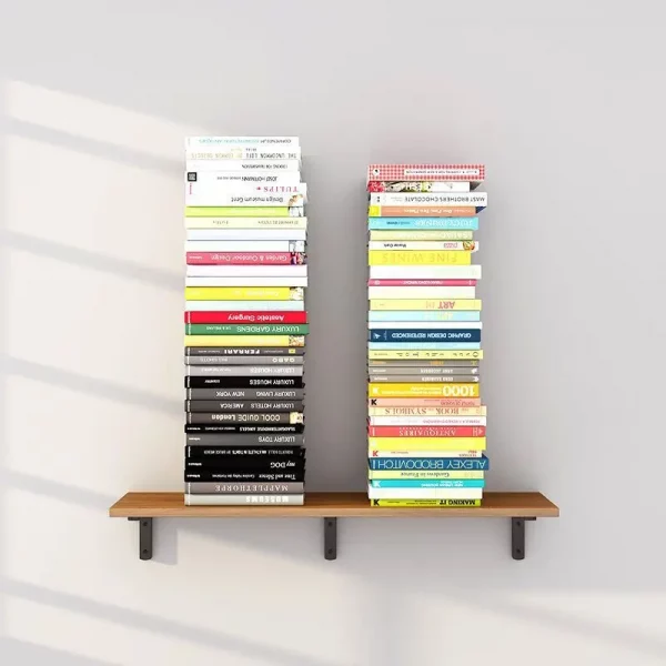 Wooden Wall Shelf Perforated Wall Display - Image 4