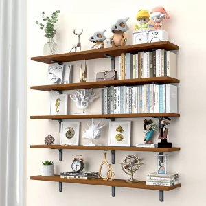 Wooden Wall Shelf Perforated Wall Display