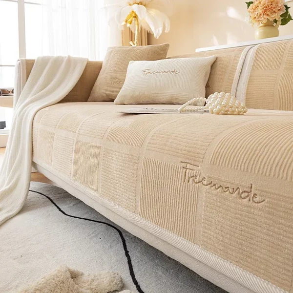 Luxury Soft Couch Cover for Living Room