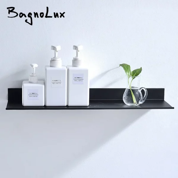 Matt Black Wall Shelf - Image 2