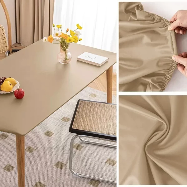 PU Leather Oilproof Tablecloth - Image 6