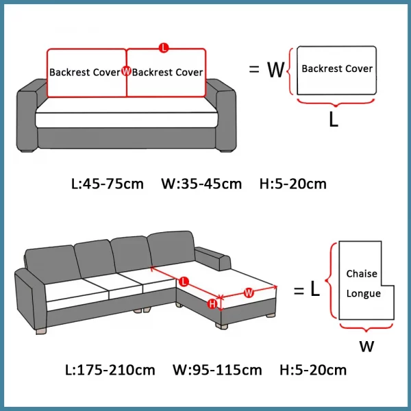 Waterproof Jacquard Couch Cover - Image 3